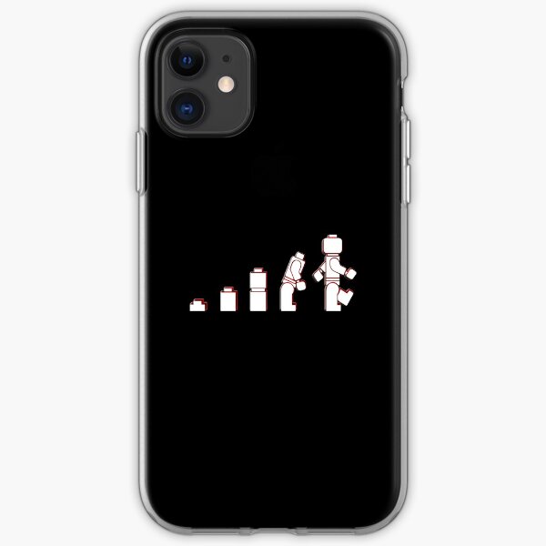 Evolution Of Lego Man iPhone Soft Case