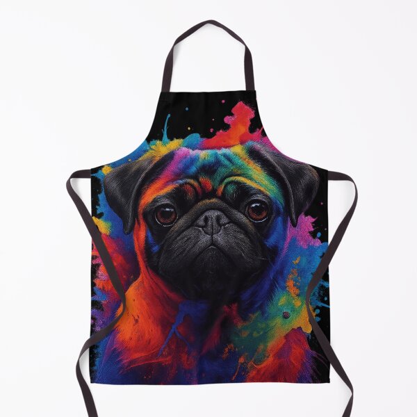 Item preview, Color Splash Pug – Vibrant Abstract Dog Art designed and sold by THISPUGVIBE.