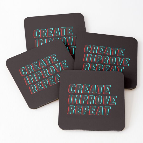 Item preview, Create Improve Repeat designed and sold by LifeParody.