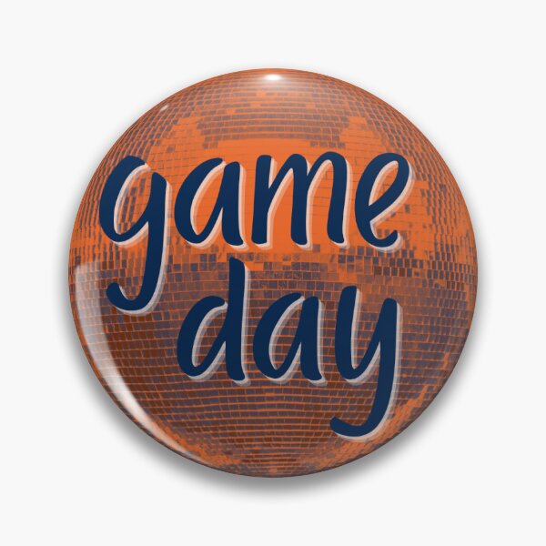 Item preview, Auburn Football Pin Button designed and sold by Kickoff Buttons.