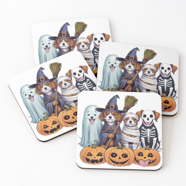 Item preview, Halloween Dogs and Pumpkin designed and sold by avejane.