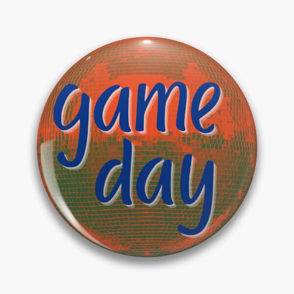 Item preview, Florida Football Pin Button designed and sold by Kickoff Buttons.