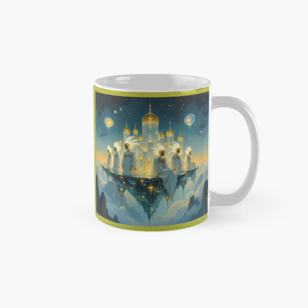 Item preview, Celestial Council – Golden Masks, Divine Light & Floating Grace designed and sold by FotoworldEdel.