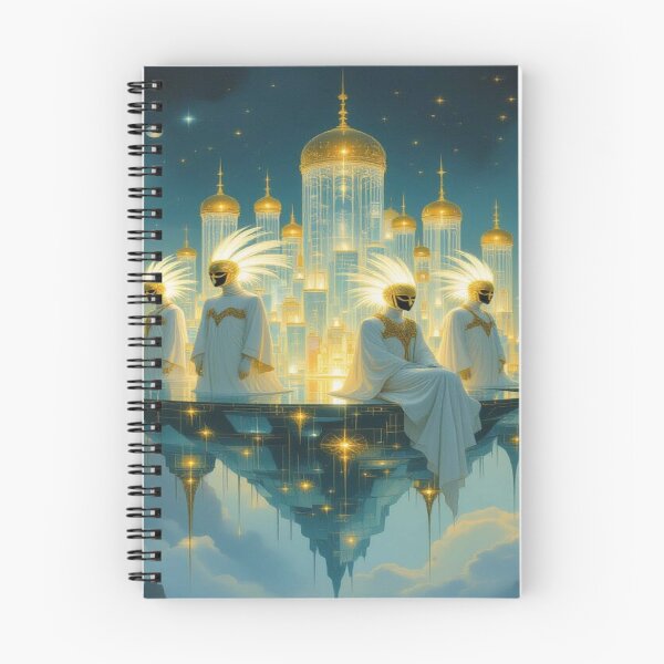 Artikelvorschau, Celestial Council – Goldene Masken, Divine Light & Floating Grace entworfen und verkauft von FotoworldEdel.