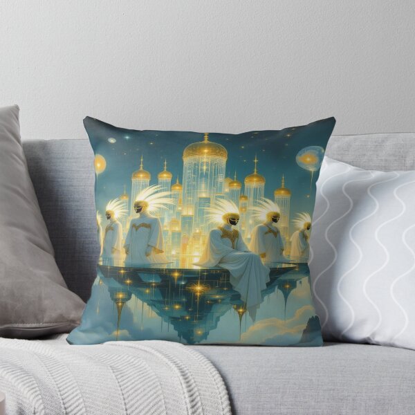 Item preview, Celestial Council – Golden Masks, Divine Light & Floating Grace designed and sold by FotoworldEdel.