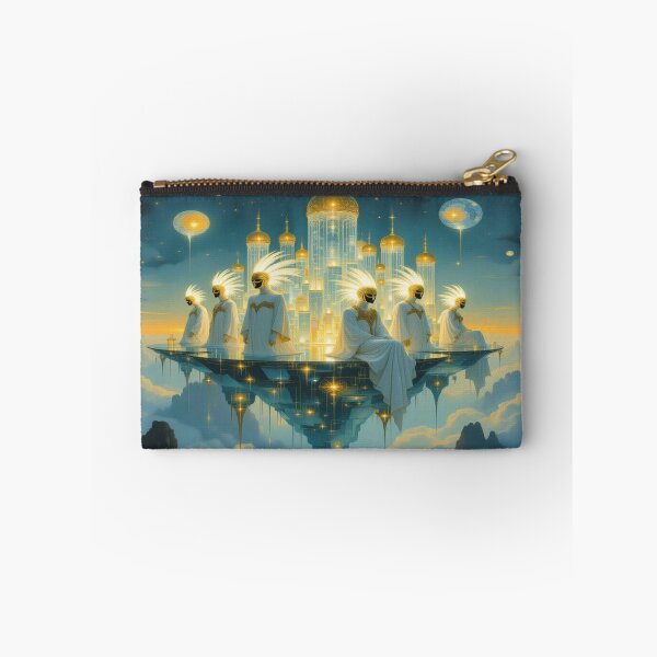 Item preview, Celestial Council – Golden Masks, Divine Light & Floating Grace designed and sold by FotoworldEdel.