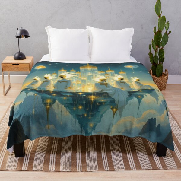 Item preview, Celestial Council – Golden Masks, Divine Light & Floating Grace designed and sold by FotoworldEdel.