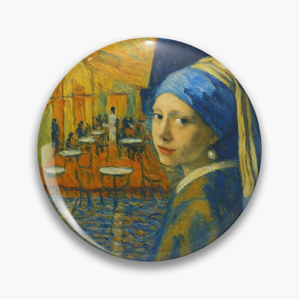 Artikelvorschau, Van Goghs „Mädchen mit dem Perlenohrring auf der Terrasse“ entworfen und verkauft von gegele.