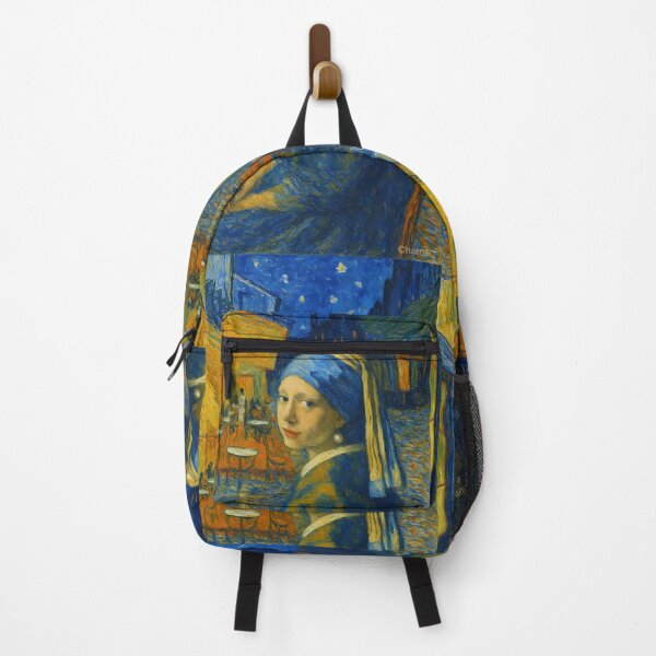 Item preview, Van Gogh's Girl with a Pearl Earring on the Terrace designed and sold by gegele.