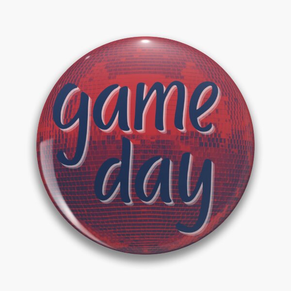 Item preview, Ole Miss Football Pin Button designed and sold by Kickoff Buttons.