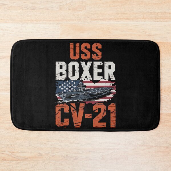 Item preview, Aircraft Carrier USS Boxer CV-21 Veterans Day Father's Day designed and sold by BakeryDozen.