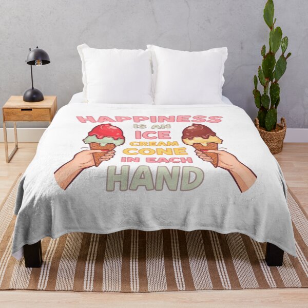 Item preview, Happiness is an Ice Cream Cone in Each Hand designed and sold by Kavya Art.