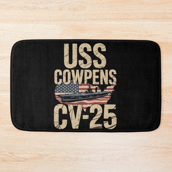 Item preview, Aircraft Carrier USS Cowpens CV-25 Veterans Day Father's Day designed and sold by BakeryDozen.