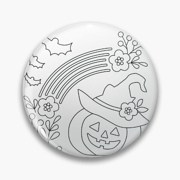 Item preview, Halloween pumpkin witch coloring t-shirt designed and sold by storieslanguage.