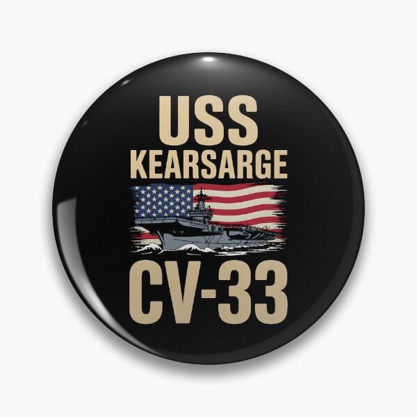 Item preview, Aircraft Carrier USS Kearsarge CV-33 Veteran Day Fathers Day designed and sold by BakeryDozen.