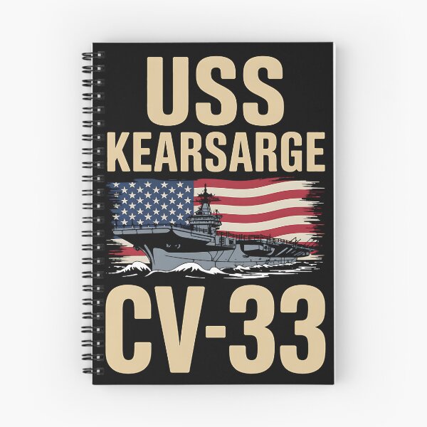 Item preview, Aircraft Carrier USS Kearsarge CV-33 Veteran Day Fathers Day designed and sold by BakeryDozen.