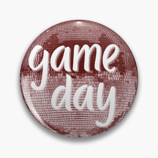 Item preview, Texas A&M Football Pin Button designed and sold by Kickoff Buttons.