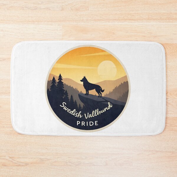 Item preview, Swedish Vallhund Pride Sunset Silhouette | Minimal Dog Art  designed and sold by VividOrganica.
