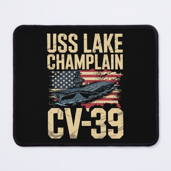 Item preview, Aircraft Carrier USS Lake Champlain CV-39 Veteran Day Father designed and sold by BakeryDozen.