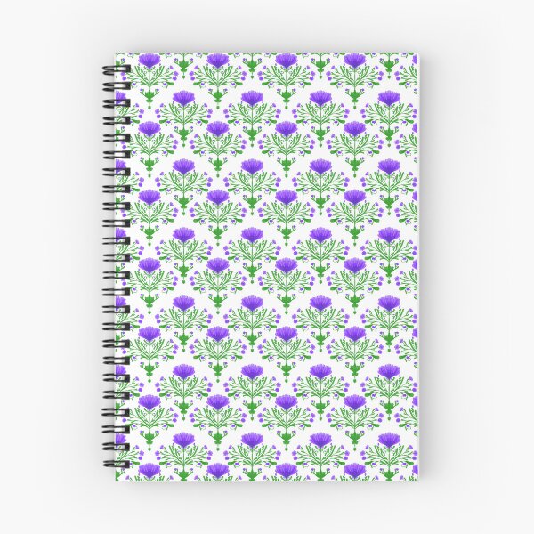 Item preview, Purple Floral Seamless Pattern | Elegant Botanical Design for Fabrics, Stationery & Home Décor designed and sold by dblten-mnl.