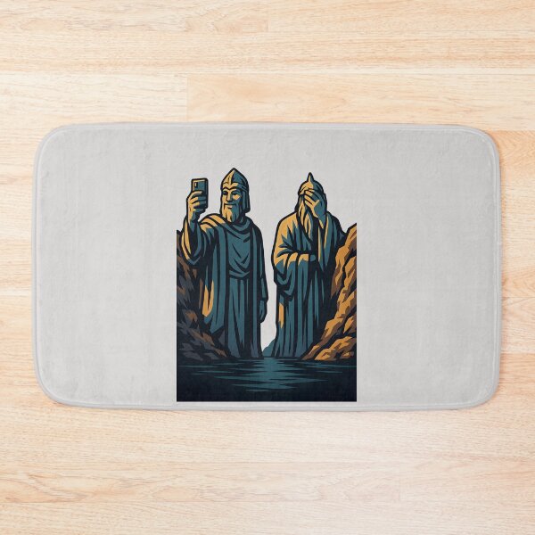 Item preview, Ancient Guardians Selfie — Funny Mythic Facepalm designed and sold by Fenay Designs.