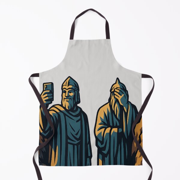Item preview, Ancient Guardians Selfie — Funny Mythic Facepalm designed and sold by Fenay Designs.
