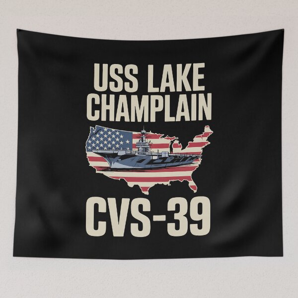 Item preview, Aircraft Carrier USS Lake Champlain CVS-39 Veterans Father designed and sold by BakeryDozen.