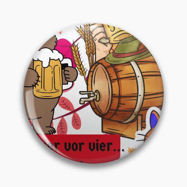 Item preview, Funny Oktoberfest Party Cat & Bear designed and sold by NovaRune.