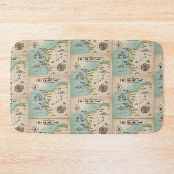 Item preview, The Jurassic Coast - Fantasy Adventure Map of Dorset, England designed and sold by Digital Dreams Arts.