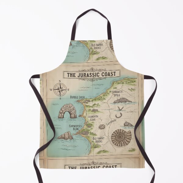 Item preview, The Jurassic Coast - Fantasy Adventure Map of Dorset, England designed and sold by Digital Dreams Arts.