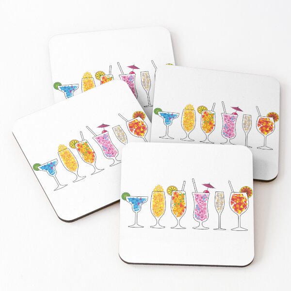 Item preview, Cocktails, colorful mixed drinks designed and sold by Fingolfins Welt.