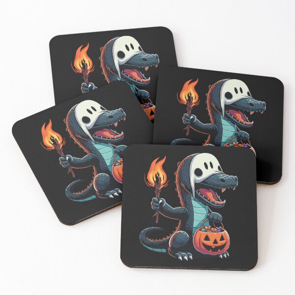 Item preview, Scary Halloween Leopard Ghost Spooky Candy Bag designed and sold by Artistoos.