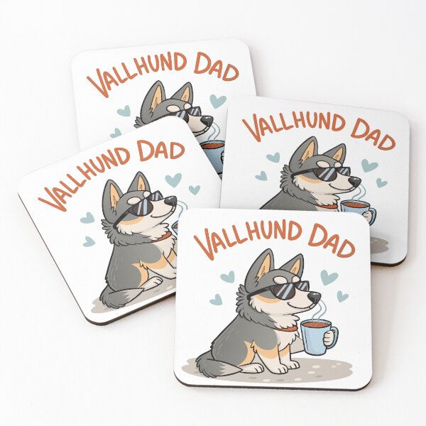 Item preview, Vallhund Dad Funny Cartoon | Cute Swedish Vallhund Dog Gift designed and sold by VividOrganica.