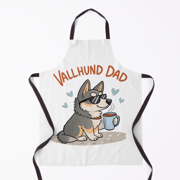 Item preview, Vallhund Dad Funny Cartoon | Cute Swedish Vallhund Dog Gift designed and sold by VividOrganica.