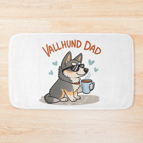 Item preview, Vallhund Dad Funny Cartoon | Cute Swedish Vallhund Dog Gift designed and sold by VividOrganica.