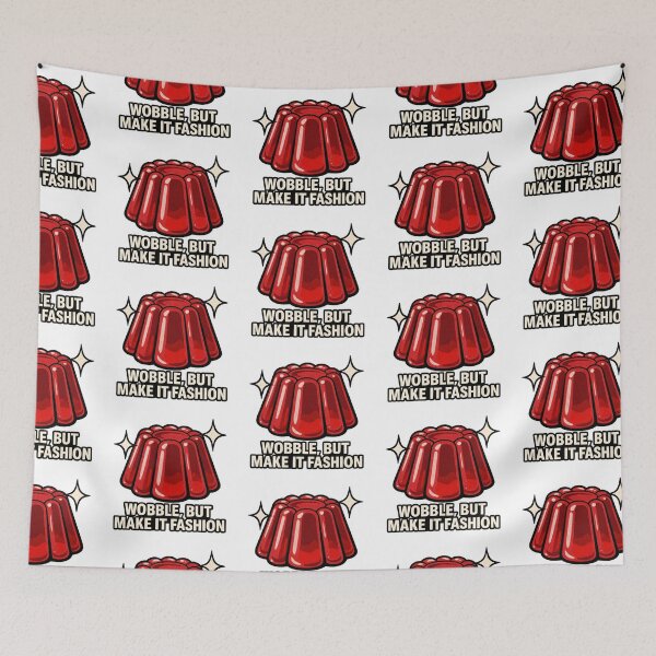 Item preview, Red jelly with humorous slogan in bold typeface, isolated on transparent background, AI generated designed and sold by dvoevnore.