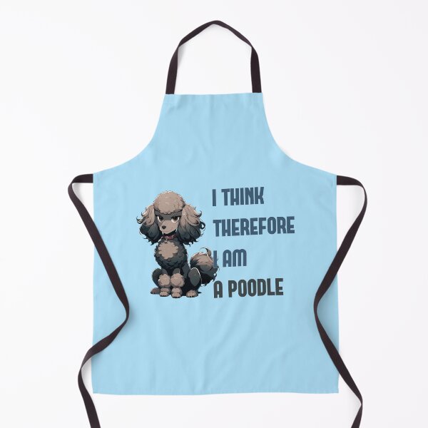 Item preview, I Think Therefore I Am A Poodle T-Shirt designed and sold by Aleksandar Kostjuk.