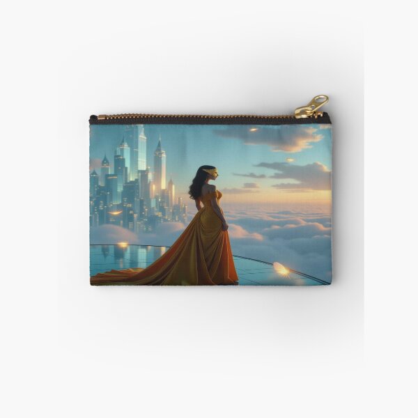 Item preview, Golden Gaze – Masked Elegance & Floating Dreams above the Clouds designed and sold by FotoworldEdel.