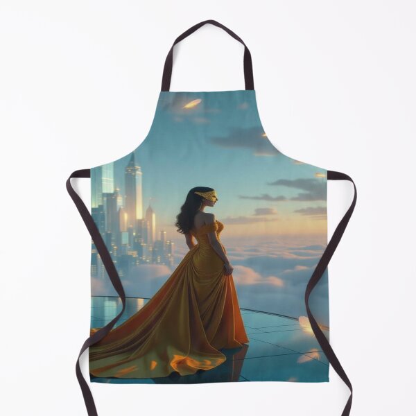 Item preview, Golden Gaze – Masked Elegance & Floating Dreams above the Clouds designed and sold by FotoworldEdel.