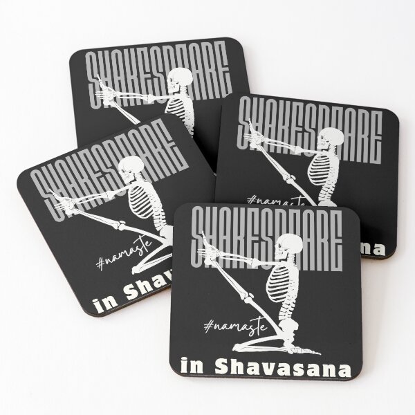 Item preview, Shakespeare in Shavasana | Funny Yoga & Theatre Quote Design for Actors, designed and sold by bENBOUA.