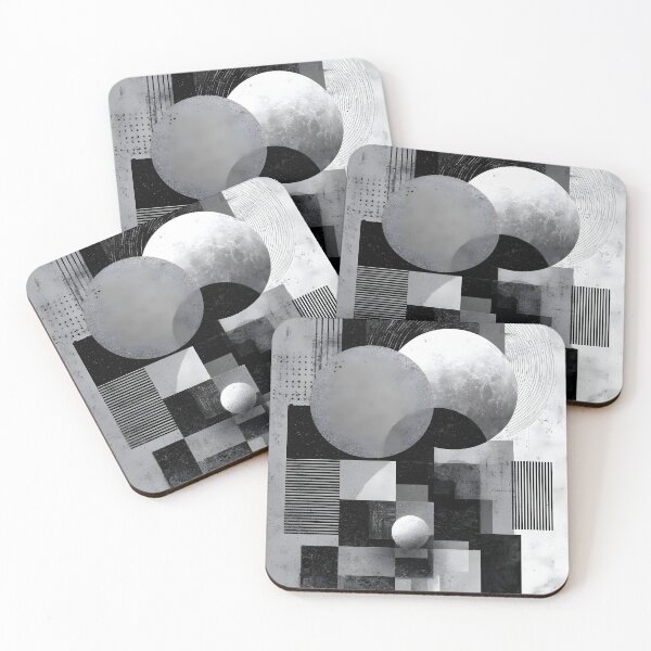 Item preview, Bauhaus Inspired Abstract Print – Black White Art for Apartments designed and sold by AutoPopStudio.