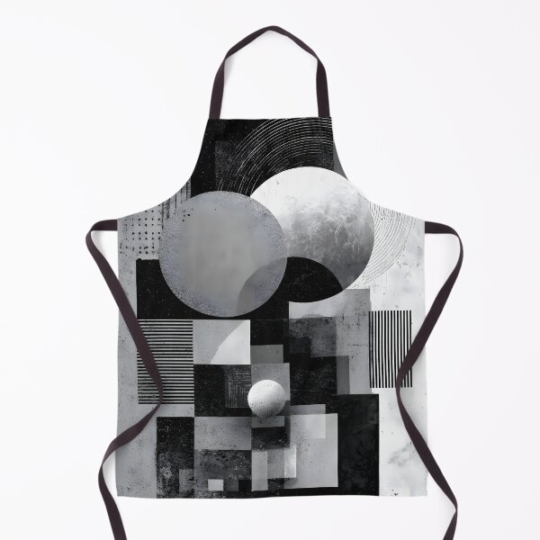 Item preview, Bauhaus Inspired Abstract Print – Black White Art for Apartments designed and sold by AutoPopStudio.