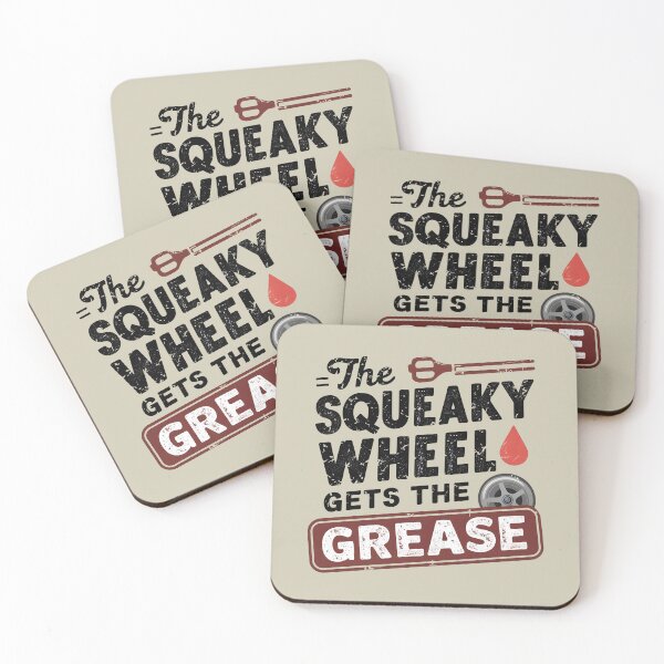 Item preview, The Squeaky Wheel Gets The Grease designed and sold by KLArtzStore.