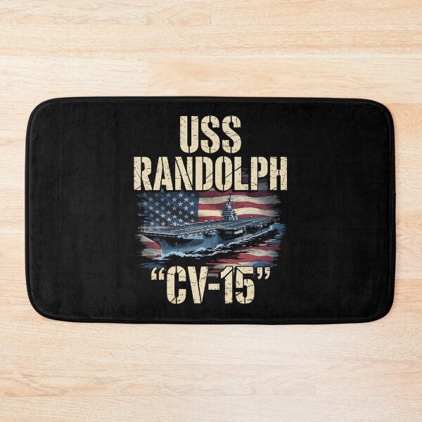 Item preview, Aircraft Carrier USS Randolph CV-15 Veterans Day Fathers Day designed and sold by BakeryDozen.