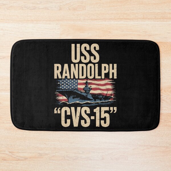 Item preview, Aircraft Carrier USS Randolph CVS-15 Veteran Day Fathers Day designed and sold by BakeryDozen.