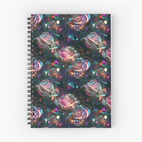 Item preview, Cyber-Floral Fusion - 3D Neon Roses designed and sold by MidArtForge.