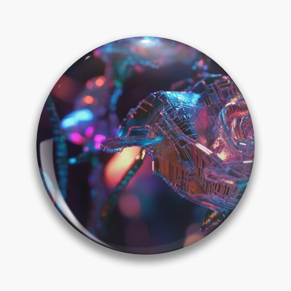 Item preview, Cyber-Floral Fusion - 3D Neon Roses designed and sold by MidArtForge.