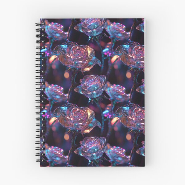 Item preview, Cyber-Floral Fusion - 3D Neon Roses designed and sold by MidArtForge.