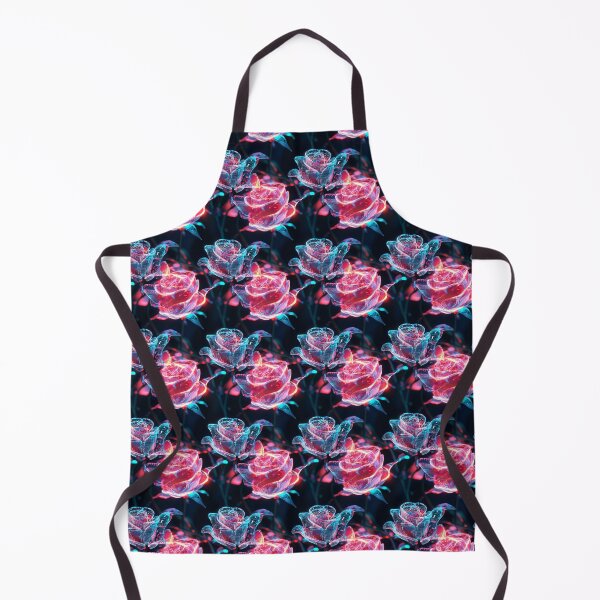 Item preview, Cyber-Floral Fusion - 3D Neon Roses designed and sold by MidArtForge.