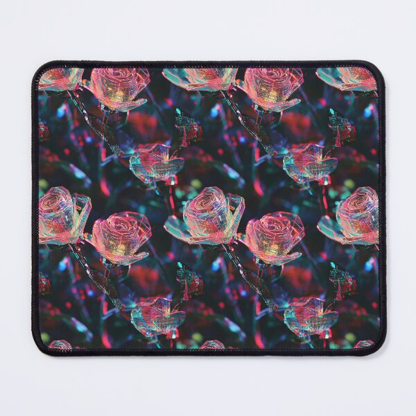 Item preview, Cyber-Floral Fusion - 3D Neon Roses designed and sold by MidArtForge.